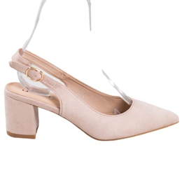 Seastar Czółenka Z Odkrytą Piętą beżowy