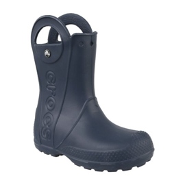 Kalosze Crocs Handle It Rain Boot Kids Jr 12803-410 granatowe