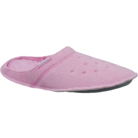 Klapki Crocs Classic Slipper W 203600-6M3 różowe