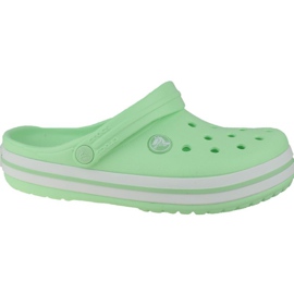 Klapki Crocs Crocband Clog K Jr 204537-3TI zielone