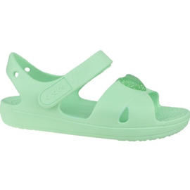 Sandały Crocs Classic Cross-Strap Sandal K 206245-3TI ['niebieski'] zielone