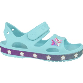 Sandały Crocs Fun Lab Unicorn Charm Sandal K 206366-4O9 niebieskie