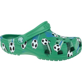 Klapki Crocs Classic Sport Ball Clog Ps Jr 206417-3TJ zielone