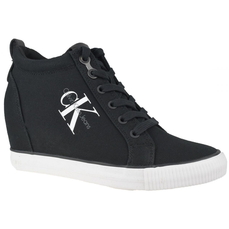 Buty Calvin Klein Ritzy Canvas W R3551BLK czarne niebieskie