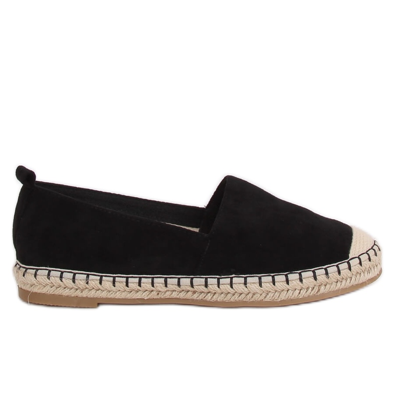 Espadryle damskie czarne L-1068 Black
