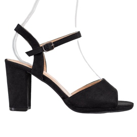 SHELOVET Klasyczne Buty Na Obcasie czarne