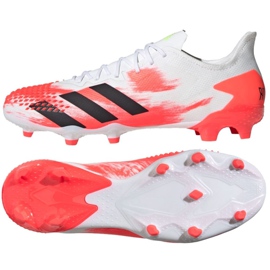 Buty piłkarskie adidas Predator 20.2 Fg M EG0904 czerwone białe