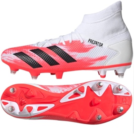 Buty piłkarskie adidas Predator 20.3 Sg M EG0911 czerwone białe