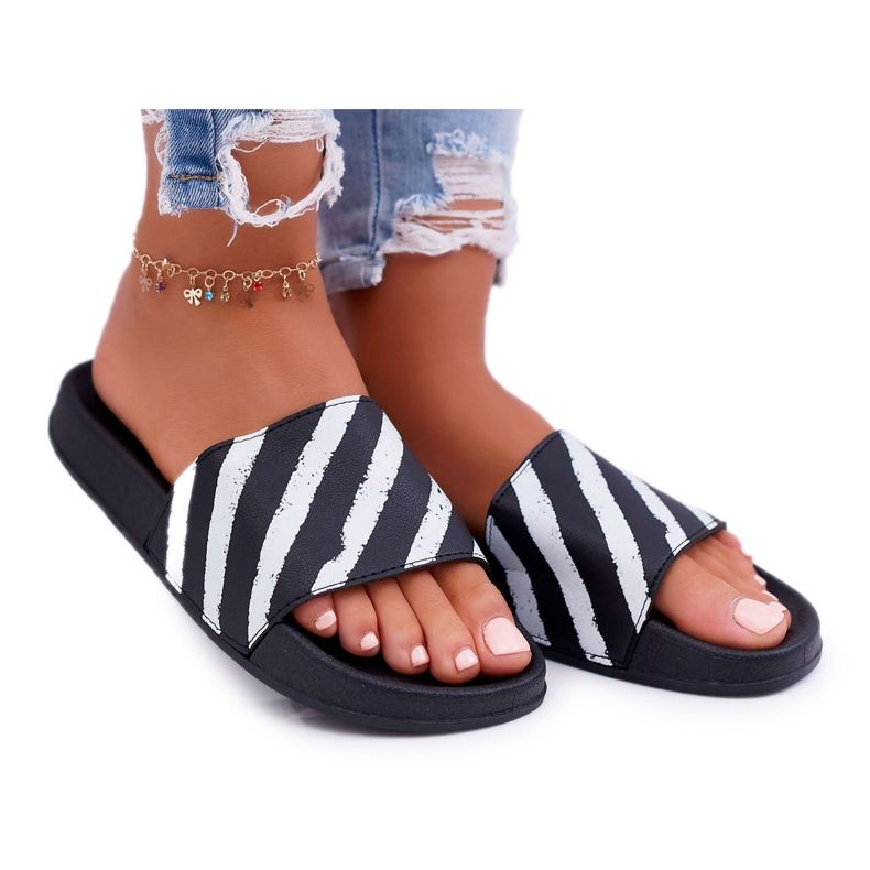 Klapki Damskie Czarne Aynna