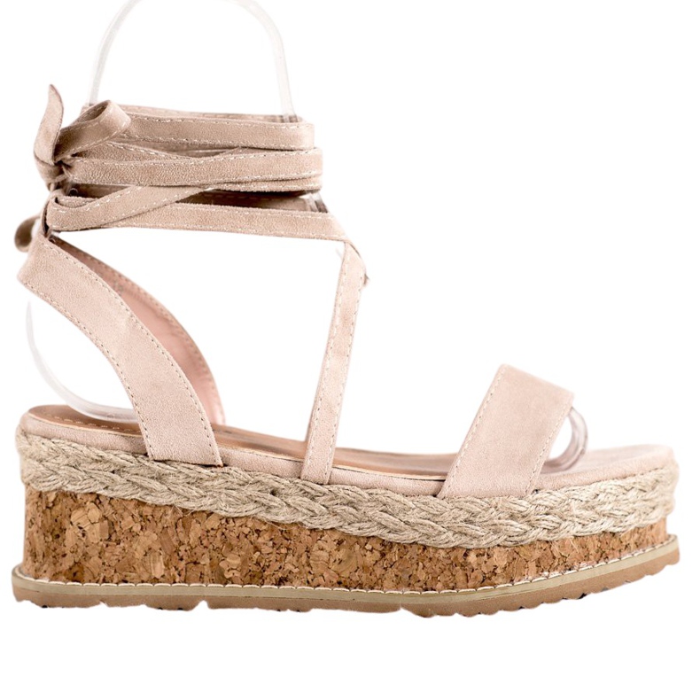 Seastar Wiązane Sandały Z Zamszu brązowe