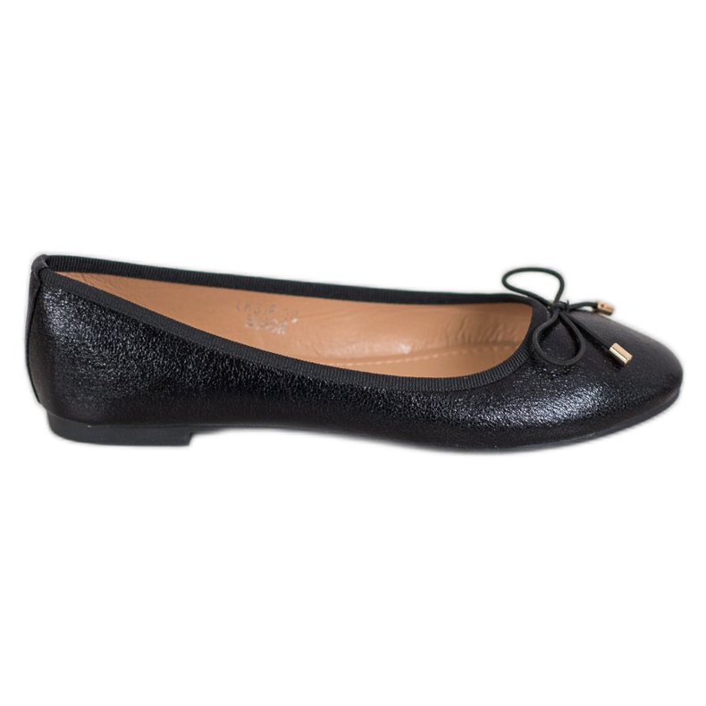 Seastar Baleriny Z Eko Skóry czarne