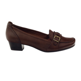 Caprice półbuty czółenka buty damskie 24305 brązowe