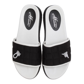 Klapki damskie czarne G-338 Black