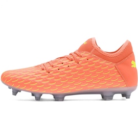 Buty piłkarskie Puma Future M 5.4 Osg Fg Ag 105941 01 czerwone pomarańczowe