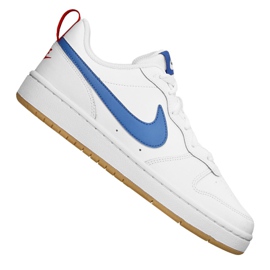 Buty Nike Court Borough Low 2 (GS) Jr BQ5448-109 białe