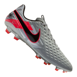 Buty piłkarskie Nike Legend 8 Academy Mg M AT5292-906 szare srebrny