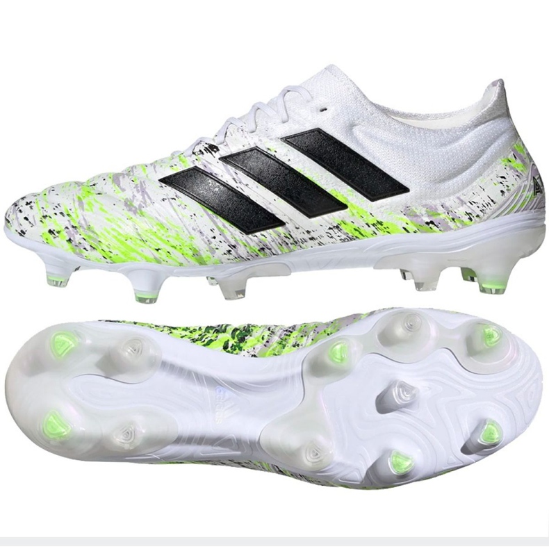 Buty piłkarskie adidas Copa 20.1 Fg M G28639 białe wielokolorowe