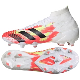 Buty piłkarskie adidas Predator Dracon 20.1 Fg M EG1599 wielokolorowe białe