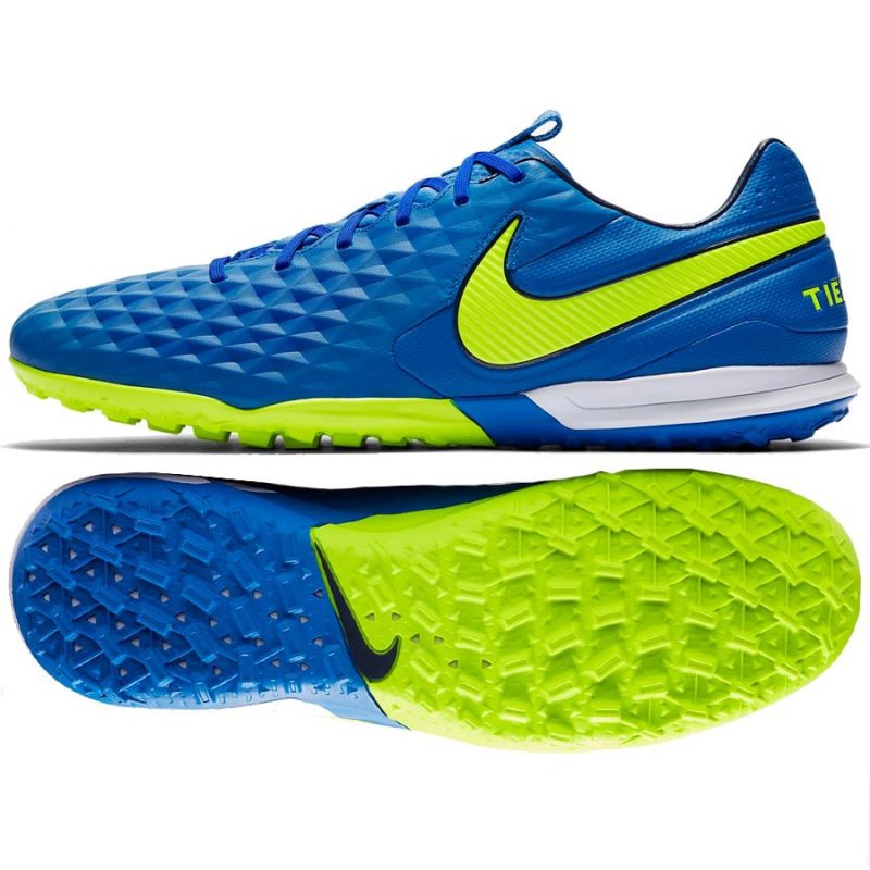 Buty piłkarskie Nike Tiempo Legend 8 Pro Tf M AT6136-474 wielokolorowe niebieskie