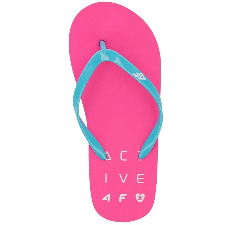 Klapki 4F Jr HJL20-JKLD001 55S różowe