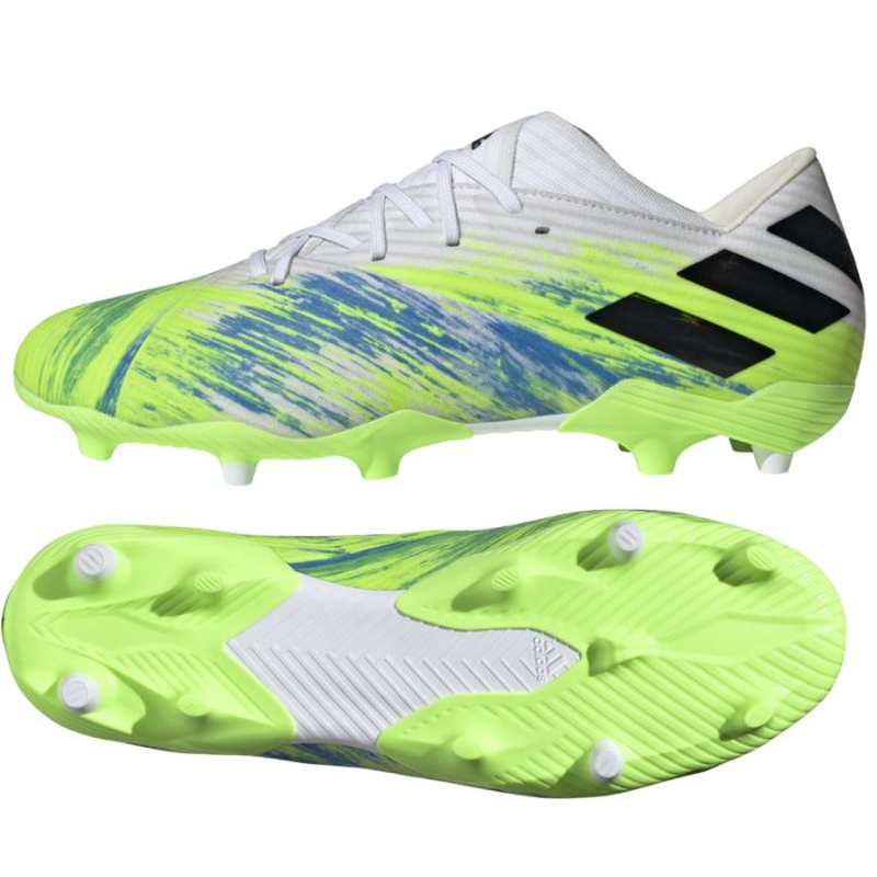 Buty piłkarskie adidas Nemeziz 19.2 Fg M EG7220 wielokolorowe zielone