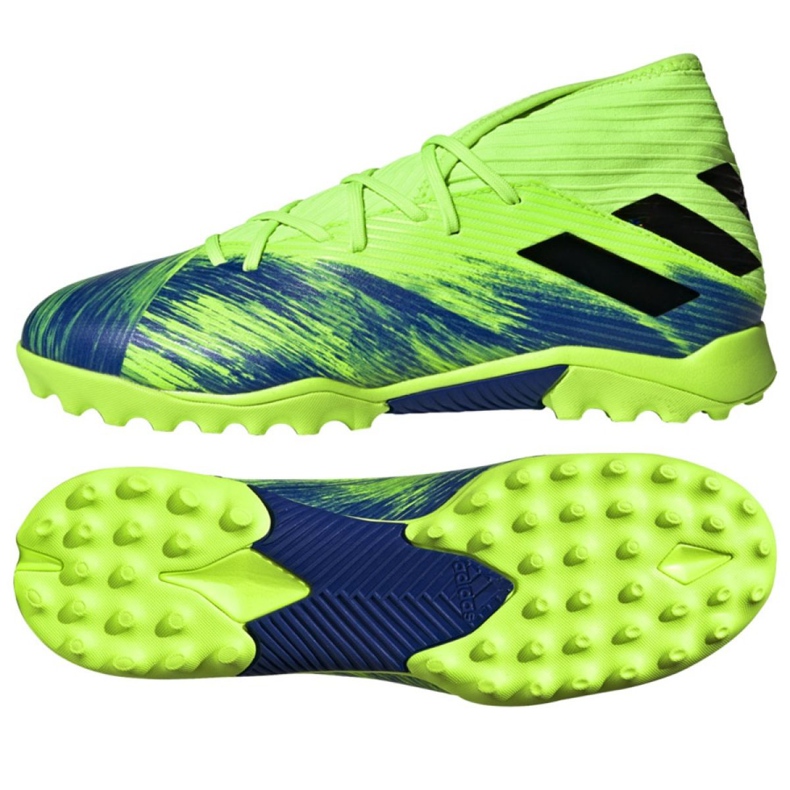Buty piłkarskie adidas Nemeziz 19.3 Tf M FV3994 wielokolorowe zielone