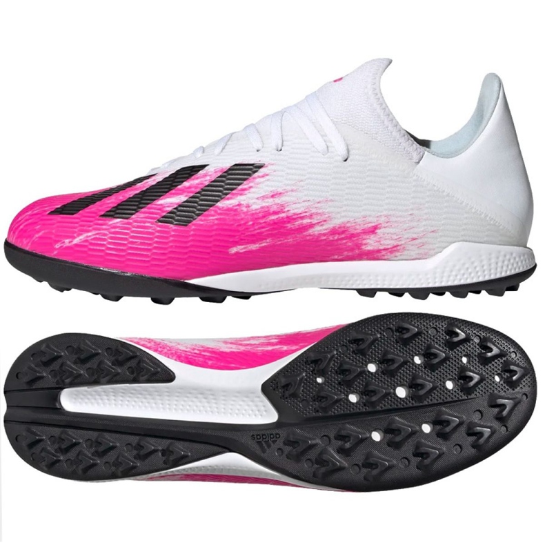 Buty piłkarskie adidas X 19.3 Tf M EG7157 wielokolorowe białe