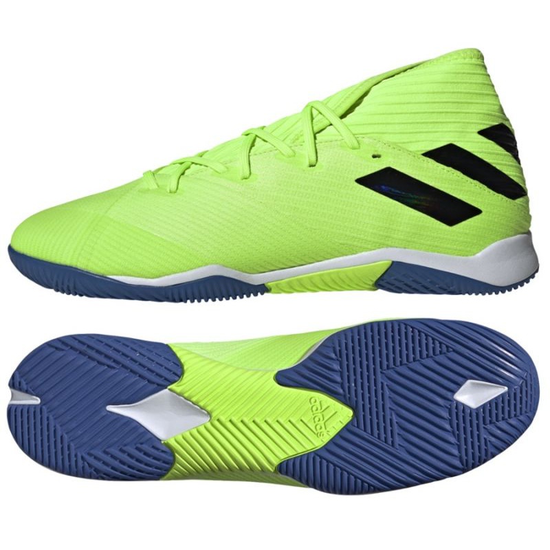 Buty halowe adidas Nemeziz 19.3 In M FV3995 wielokolorowe zielone