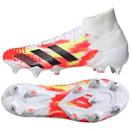 Buty piłkarskie adidas Predator Mutator 20.1 Sg M EG1601 białe wielokolorowe