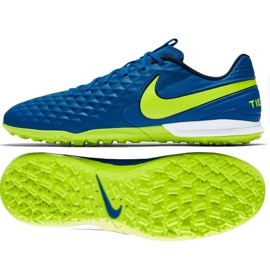 Buty piłkarskie Nike Tiempo Legend 8 Academy Tf M AT6100-474 niebieskie niebieskie