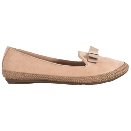 Klasyczne Lordsy Z Kokardą VINCEZA beżowy