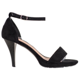 Seksowne Czarne Szpilki VINCEZA