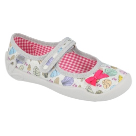 Befado obuwie dziecięce 114X388 szare wielokolorowe