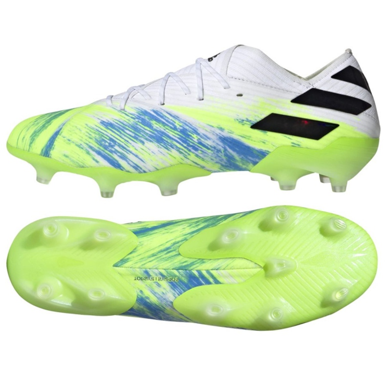 Buty piłkarskie adidas Nemeziz 19.1 Fg M EG7325 wielokolorowe zielone
