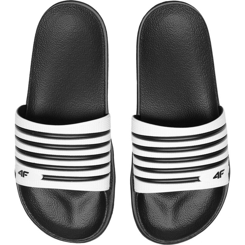 Klapki 4F W H4L20 KLD001 białe czarne