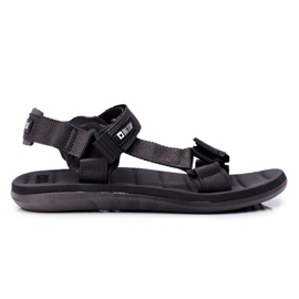 Sportowe Sandały Męskie Szare Big Star FF174501