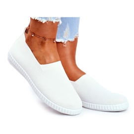 Damskie Trampki Wsuwane Tenisówki Białe Grigio
