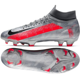 Buty piłkarskie Nike Mercurial Superfly 7 Pro Fg M AT5382-906 wielokolorowe szare