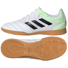 Buty halowe adidas Copa 20.3 In Sala Jr EF1916 wielokolorowe białe