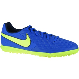 Buty piłkarskie Nike Tiempo Legend 8 Club Tf M AT6109-474 wielokolorowe niebieskie
