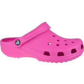 Klapki Crocs Classic W 10001-6QQ różowe