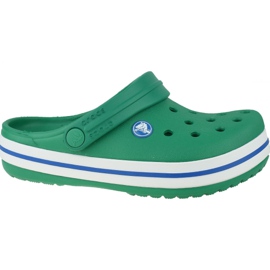 Klapki Crocs Crocband Clog K Jr 204537-3TV szare zielone