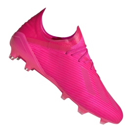 Buty piłkarskie adidas X 19.1 Fg M FV3467 fioletowe wielokolorowe