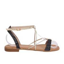 Sandałki damskie czarne JH123P Black