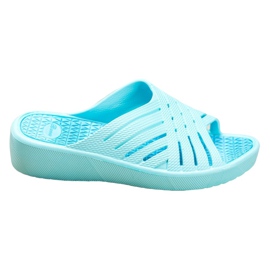 Bona Wygodne Lekkie Klapki niebieskie