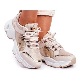 SEA Sportowe Damskie Buty Złote Beijing złoty