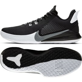 Buty koszykarskie Nike Mamba Fury M CK2087 001 czarne czarne