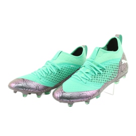 Buty piłkarskie Puma Future 2.3 Netfit Fg Ag Color Shift M 104832 01 zielone