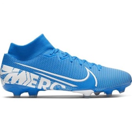 Buty piłkarskie Nike Mercurial Superfly 7 Academy FG/MG M AT7946-414 wielokolorowe niebieskie