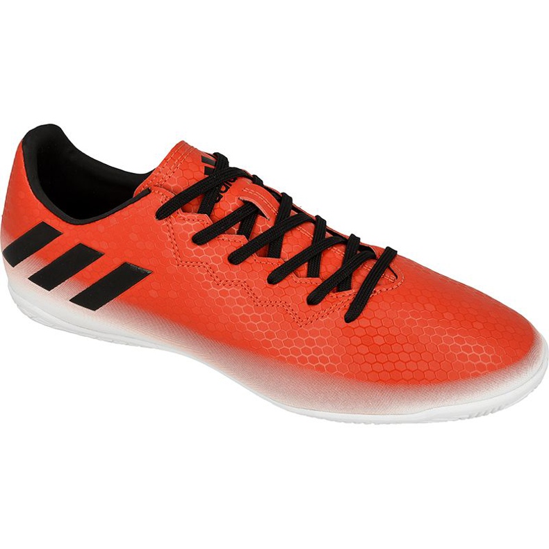 Buty halowe adidas Messi 16.4 In M BA9026 czerwone pomarańcze i czerwienie